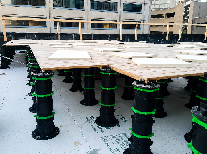 The Maple Project | Halifax, Canada 4,600 Moonbay Adjustable Pedestals | 90–460 mm